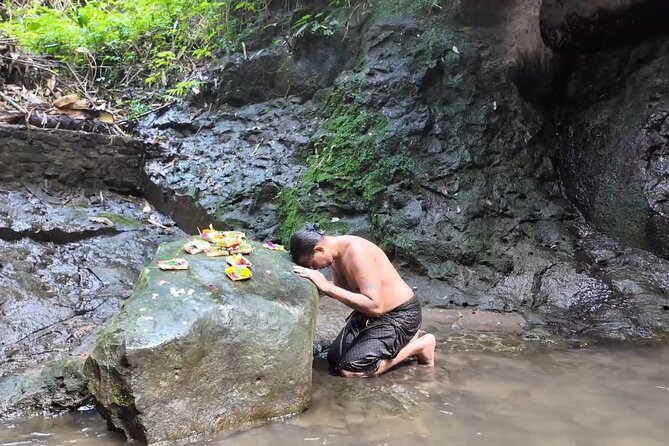 Atman Bali Journey water blessing - Bangli holy water temple: waterfalls, bells, and the melukat purification