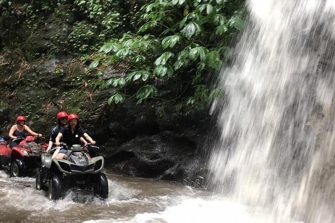 ATV Quad Bike Through Tunnel and Waterfall in Bali - First Step: Pickup to Payangan Trailheads