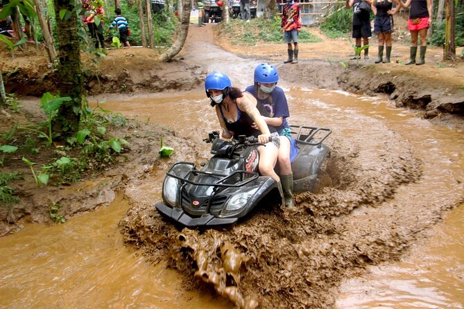 Balaji Adventure Bali Quad Bike 350cc and Ayung Rafting - Stop One: Balaji Adventure Bali ATV Ride Through Rice Fields and Bamboo Shade