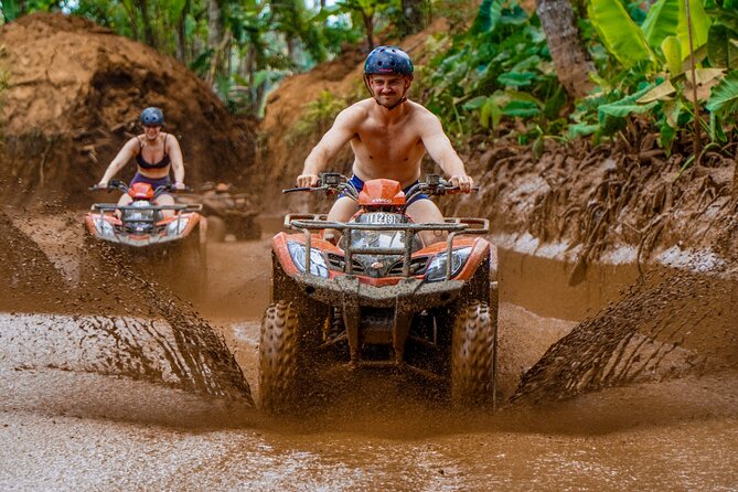 Bali ATV Quadbike Through Gorilla Face Cave - Guides and Group Size: Getting Attention on the Trail