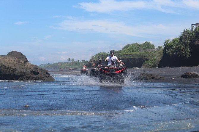 Bali ATV Ride In the beach black sand atv tour - Guides, English, and the quality of the experience