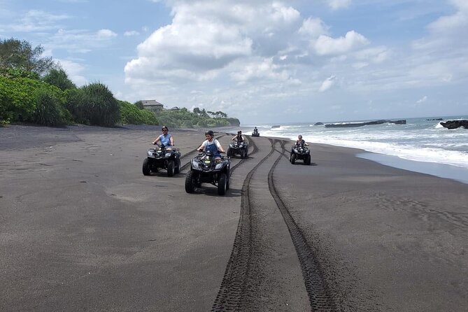 Bali ATV Ride In the beach black sand atv tour - Ozzy Bali Adventure meets the beach: what you’ll do at the start