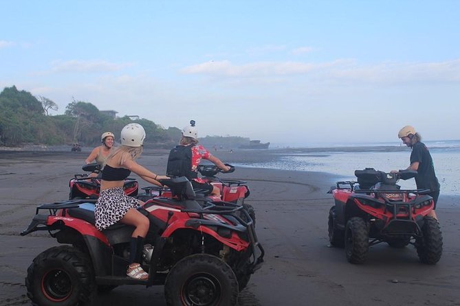 Bali ATV Ride In the beach sunset atv tour - The Heart of the Day: ATV Time in Tegal Mengkeb (Village + Black Sand)