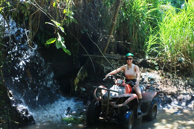 Bali ATV Ride Ubud Waterfall, Ricefield,River,Barong Cave, Lunch - Safety and guide support: helmets, boots, and patient coaching