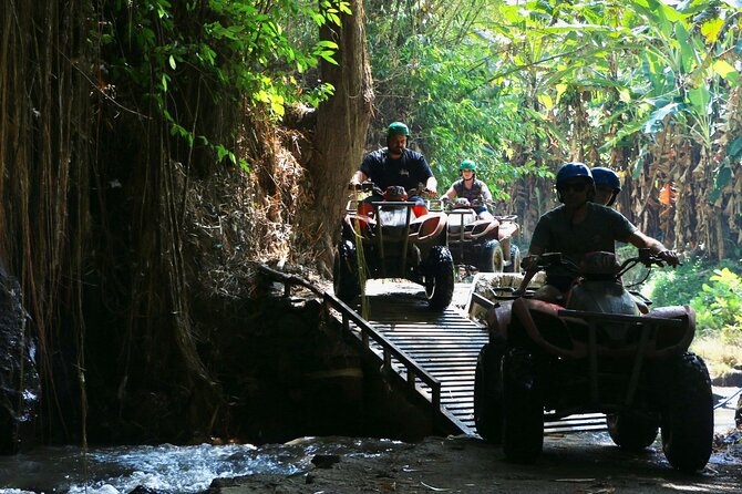 Bali ATV Ride Ubud Waterfall, Ricefield,River,Barong Cave, Lunch - Pickup from Nusa Dua and getting to the ride base without stress