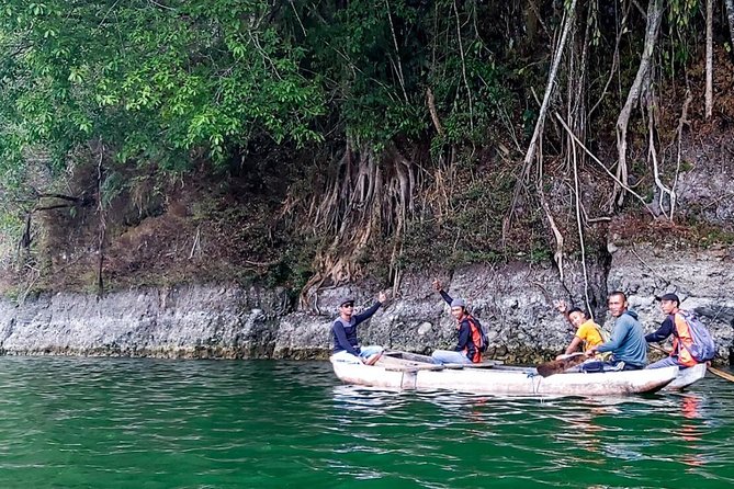 Bali Jungle Trekking and Lake Canoeing Tour - Banyumala Twin Waterfalls: swimming in fresh spring water