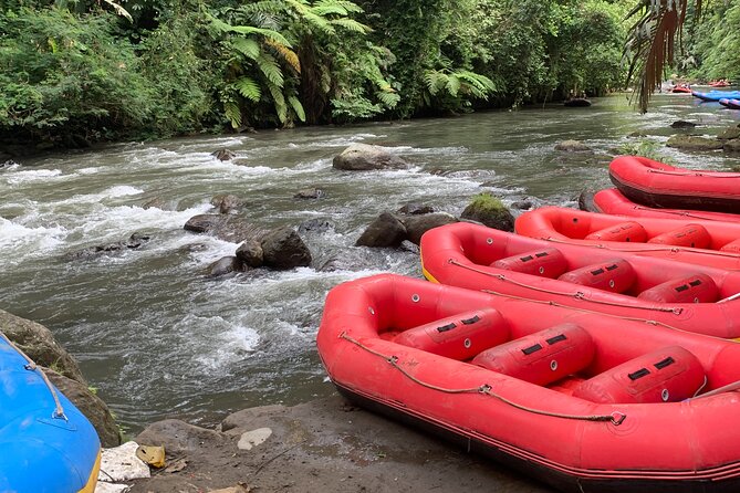 Bali Jungle White Water Rafting Adventure - The calmer stretch after the main rapids (where the magic photos happen)