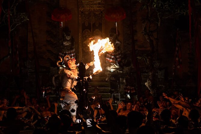 Bali Kecak Fire Dance Show at Tanah Lot, Tabanan with Transport - What you actually see: cak-cak chanting, Ramayana, and the fire walk