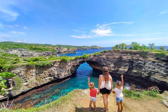 Bali-Nusa Penida. West Part. Private car. All-inclusive - Karang Dawa View Point and Kelingking Beach: The Iconic Cliff Moment
