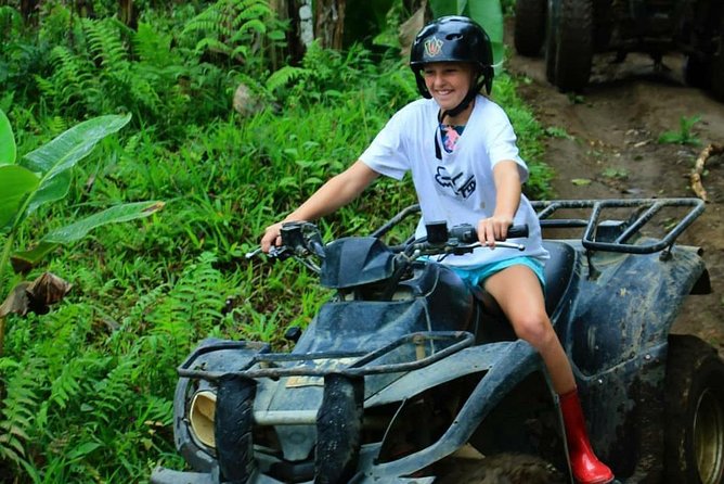Bali Quad bike ATV passing through Waterfall, Cave & Rice fields - Safety Briefing and Guide Support That Keep It Fun