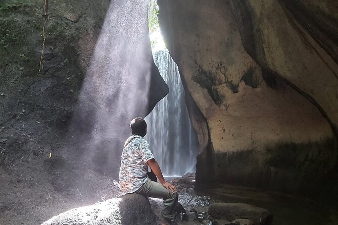 Bali Sightseeing Tour - Traditional village - Waterfall - First Stop: Goa Raja waterfall under the cave