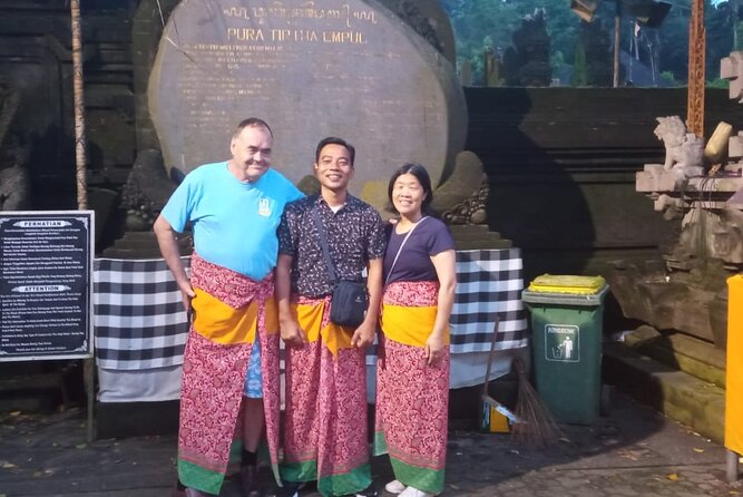 Bali Swing Hot Spring And Waterfall Private Guided Tour - Tampaksiring Flower Garden and an Old-Building Photo Break