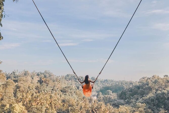 Bali Swing, Monkey Forest and Waterfall Private Tour - Stop 1: Real Bali Swing Over the Jungle Canopy