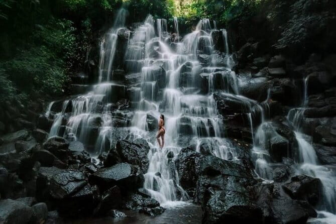 Bali Ubud Tour Monkey Forest, Waterfall, Temple & Rice Terrace - Kanto Lampo Waterfall: the jungle photo stop that sets the tone