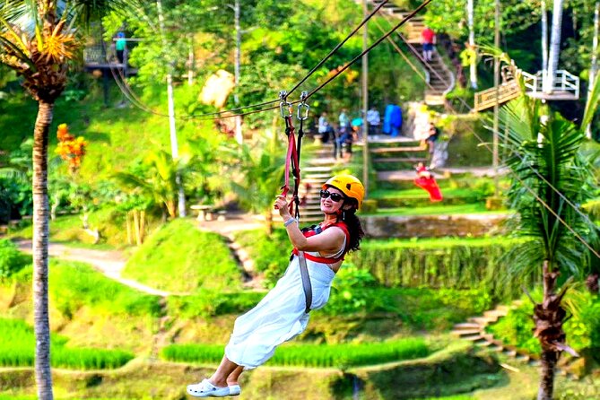 Bali Ubud Zipline Jungle Swing and Waterfall Tour - Uma Ceking Resto Zipline: The First Big Thrill (and Its Limits)