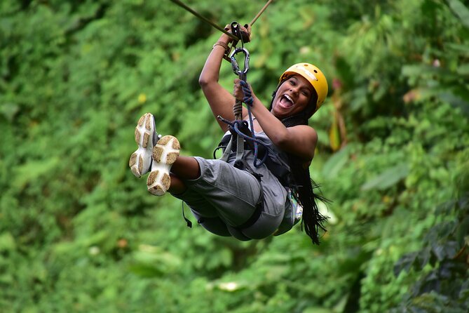 Bali Ubud Zipline Jungle Swing and Waterfall Tour - Tegalalang Rice Terrace Stop: Your First Views, No Waiting Around