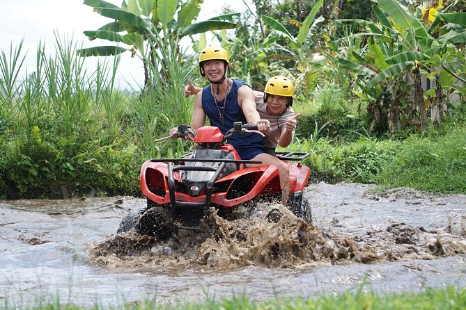 Bali Water Sports Activity and ATV Ride Adventure - ATV ride through rice fields and villages (2 hours, sightseeing pace)
