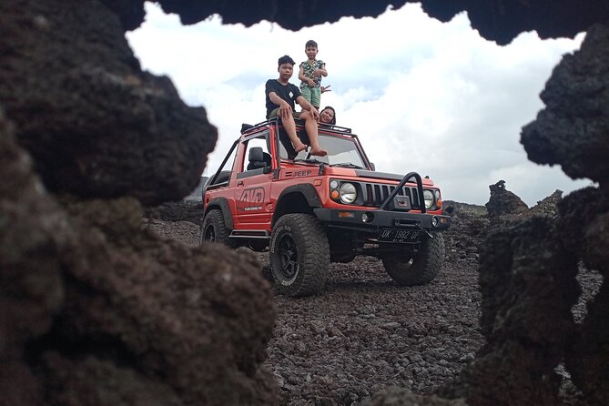 Batur Volcano Sunrise And Black Lava Jeep Adventure Tour - The 4x4 jeep ride: fast access with a safety-first mindset