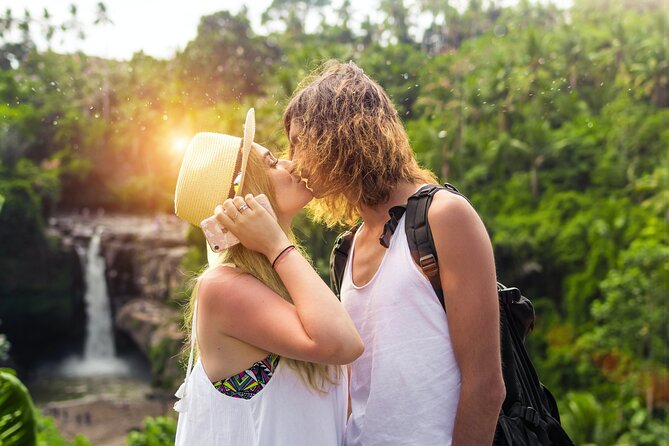 Best of Bali : Bali Temples , Rice Terrace and Waterfall Tour - Stop 1: Tegenungan Waterfall, where swimming is the big decision