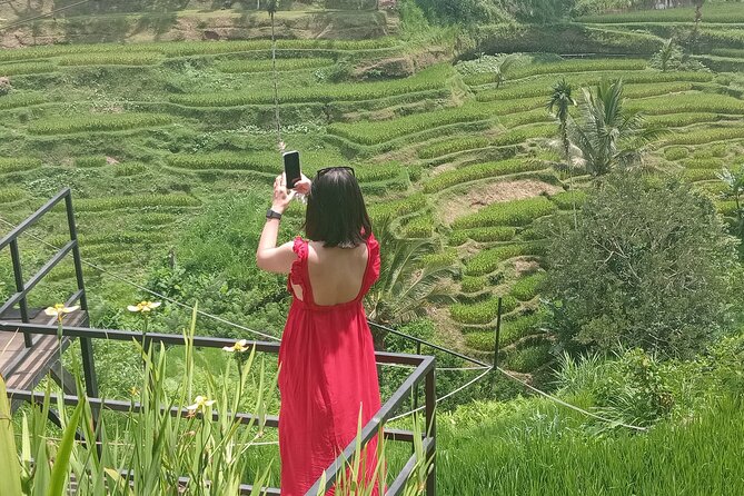 Best Of Ubud Half Day Private Guided Tour - Tegenungan Waterfall: guided photo time at a famous viewpoint