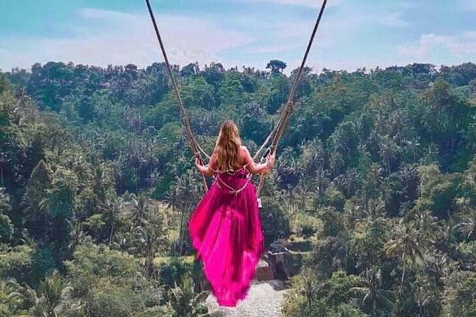 Best Of Ubud Rafting And Swing All Inclusive - From pickup in Bali to UNESCO rice-terrace views in one day