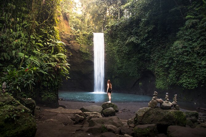Best of Ubud: Waterfalls, Temple & Rice Terraces Private Day Tour - Tibumana Waterfall: A Quieter Water Drop and a Real Swim Option