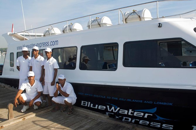 Blue Water Express Boat Transfer From Serangan Or Padang Bai To Lombok Or Vice Versa - Check-In on the Islands: Teluk Kode, Gili Trawangan, and Gili Air