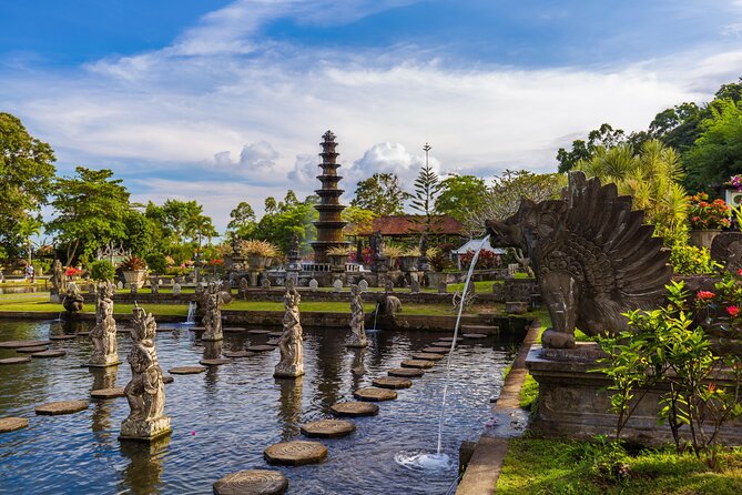 East Bali Lempuyang Temple Tirta Gangga and Waterfall Tour - Temesi Waterfall Swim Time With a Short Walk Down