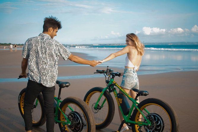 eBike Private Beach Tour Express (2 Hour) - Stop 1: Kuta Beach Shore Front, where the ride starts to feel effortless