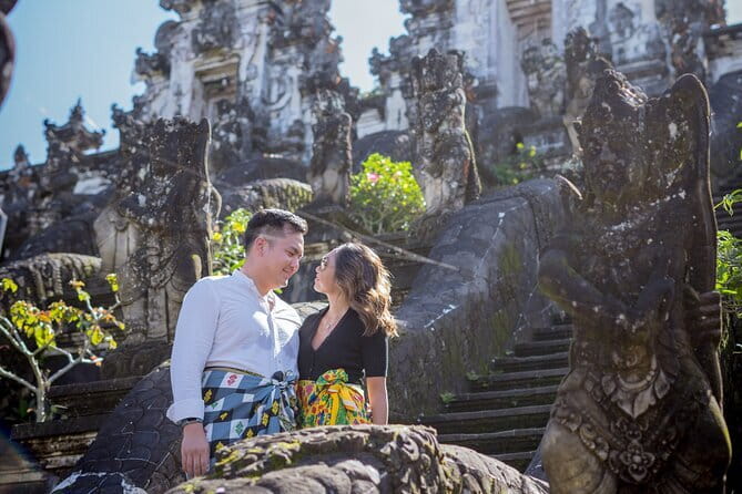 Exclusive Bali: Gates of Heaven, Tirta G - Private & All-Inc - Heaven’s Gate at Lempuyang Temple: symmetry, crowds, and the Mount Agung frame