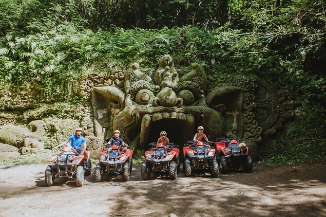 Full day Bali Adventure with Quad Bike and River Tubing - Quad bike: 7 km of orange, bamboo, mud, water, and a cave