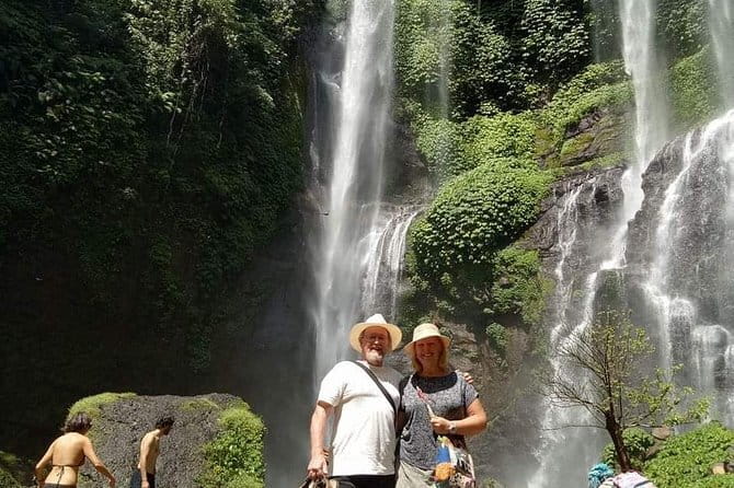 Full Day Private Tour All Inclusive Hidden Gems Bali Waterfall - Kanto Lampo Waterfall: stone steps and clear water
