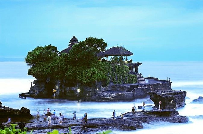 Full Day Private Water Temples Tour in Bali - Tanah Lot sunset: the ocean-side finale where low tide affects your access