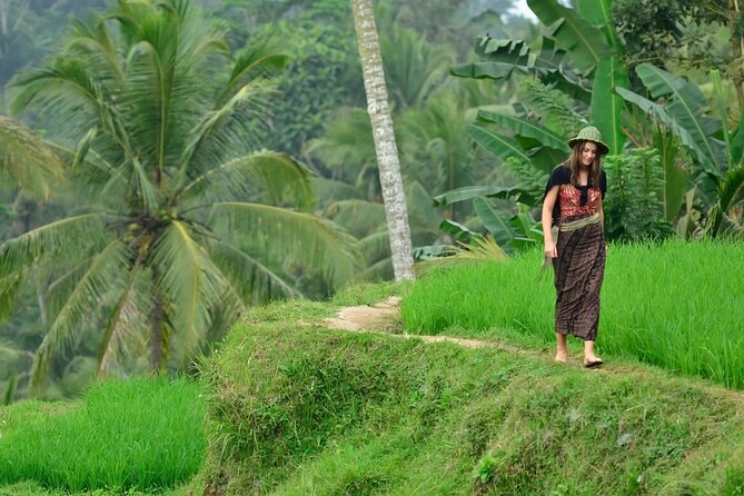 Half Day Tour Ubud Rice Terrace with Activities and Waterfall - The quiet reset at Ulu Petanu Waterfall