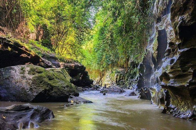 Hidden Canyon Beji Guwang & White Water Rafting - Beji Guwang Hidden Canyon: Guided Scramble, Splash, Stone Walls