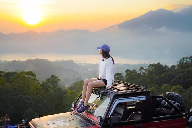 Mount Batur Jeep Sunrise and Black Lava Tour - Stop 1: Mount Batur Sunrise (No Trek Required)