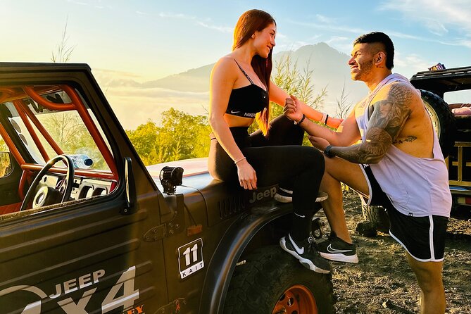 Mount batur jeep sunrise and hotsrping tour - Stop 1: Sunrise at Mount Batur from the Jeep Parking Point