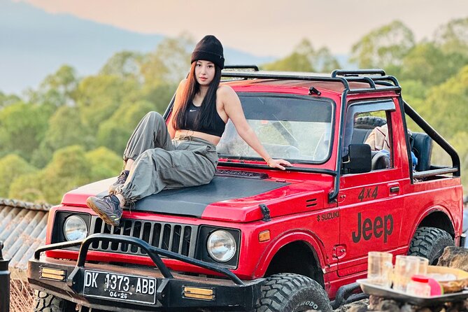 Mount Batur Jeep Sunrise by 4WD with Breakfast - Hot Spring Break, Picheaven Swing, and Tegenungan Waterfall