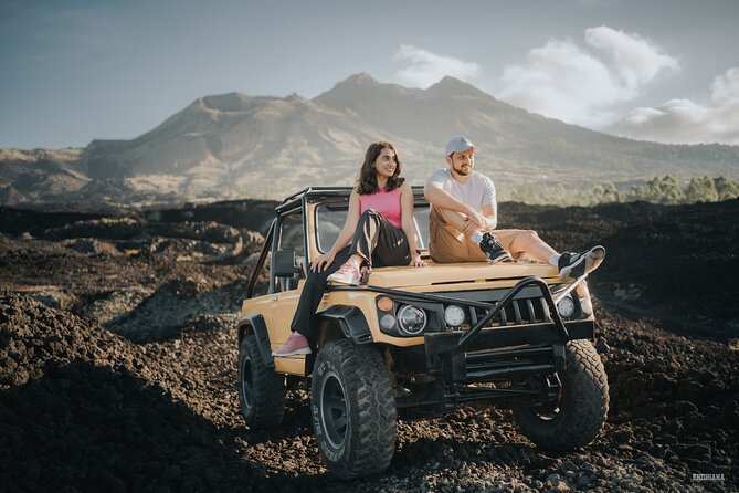 Mount Batur Jeep Sunset - All Inclusive Tour - Before Sunset: The Black Lava Fields and the 1963 Eruption Lesson