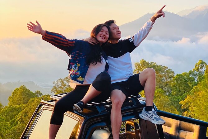 Mount Batur Jeep Tour: Sunrise, Black Lava,Black Sand &Hot Spring - Stop 2: Black Lava Fields and the Black Sand Desert or Pura Segara Temple