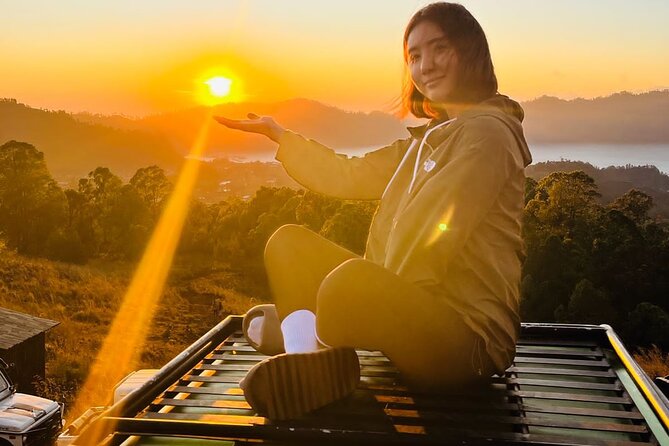 Mount Batur Jeep Tour: Sunrise, Black Lava,Black Sand &Hot Spring - Stop 1: Mount Batur at Sunrise, Plus a Photo-First Guide