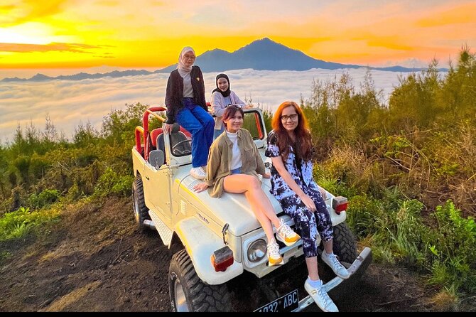 Mount Batur Sunrise Jeep Tour with Natural Hot Spring - After sunrise: black lava from the 1963 eruption and what you’ll see