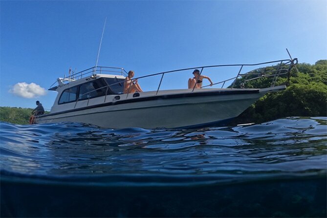 Nusa Penida day trip: boat, 4 snorkeling, Manta rays & Land tour - First water breaks: Mangrove Point and SD Point drift snorkeling