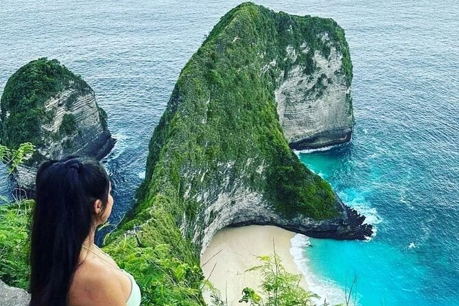 Nusa Penida Island, Instagram Tour & Private Car Service - Kelingking Cliff: the Cap de T-Rex viewpoint angle