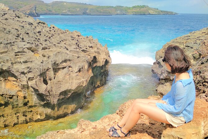 Nusa Penida Private Snorkeling and West Tour Start from Bali - Stop 4: Angel’s Billabong infinity pool connected to the sea