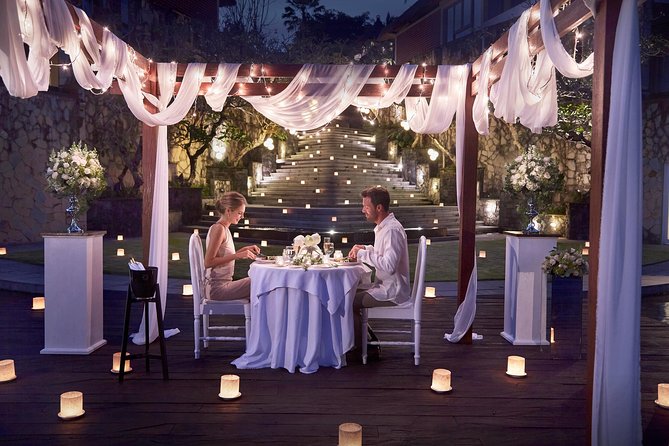 Private 6-Course Romantic Candlelight Dinner Overlooking Ubud Valley - Kamandalu Ubud: the private candlelit setting over Ubud Valley