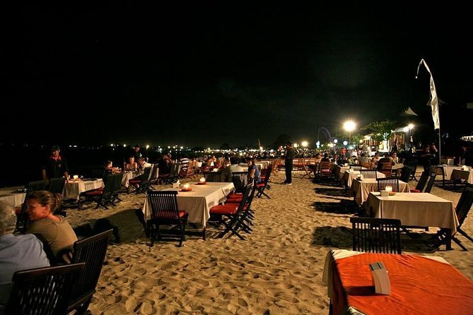 Private Tour Rafting Uluwatu Kecak Dance Sunset and Dinner in Jimbaran Bay - Jimbaran Bay seafood dinner time: romantic beach vibes, dinner is extra