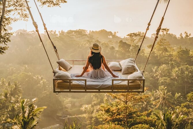Private Tour Ubud: Swing at Rice Field with Temple and Waterfall - Tirta Empul Temple: watching cleansing water with respect