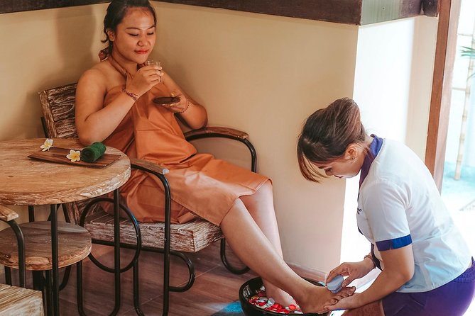 Royal Bali Massage 2 Hours in Nusa Dua Bali - Getting there: pickup timing and the route stops (Tanjung Benoa to Sekar Jepun)