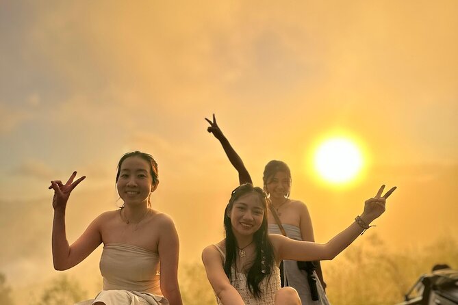 Sunrise / Sunset Jeep Tour Mt. Batur Kintamani & Hot Spring - “Sunset” option: a different light, often with a calmer vibe